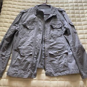 Gray Kenzie Cargo Jacket